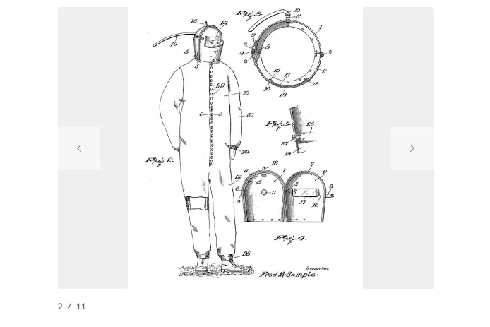 美国人桑坡设计的抗压服。图/《连线》杂志截图