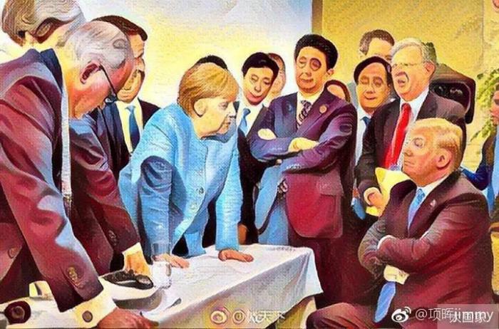 G7峰会这构图绝了