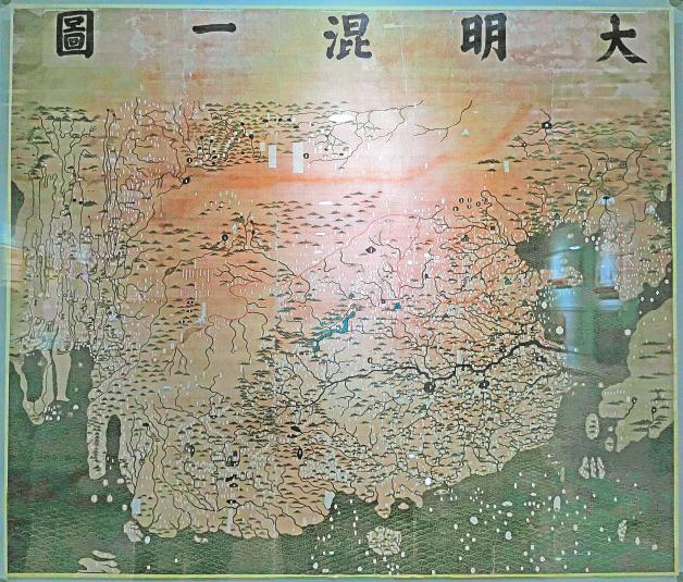中国最早的世界地图《大明混一图》