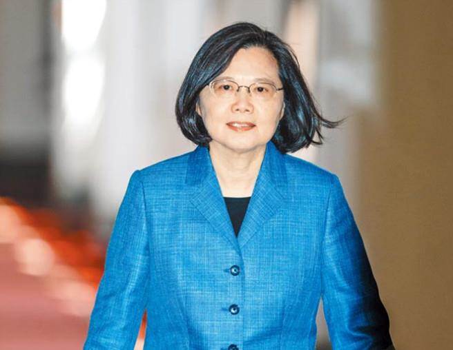 台湾地区领导人蔡英文。(图片来源:台湾“中时电子报”)
