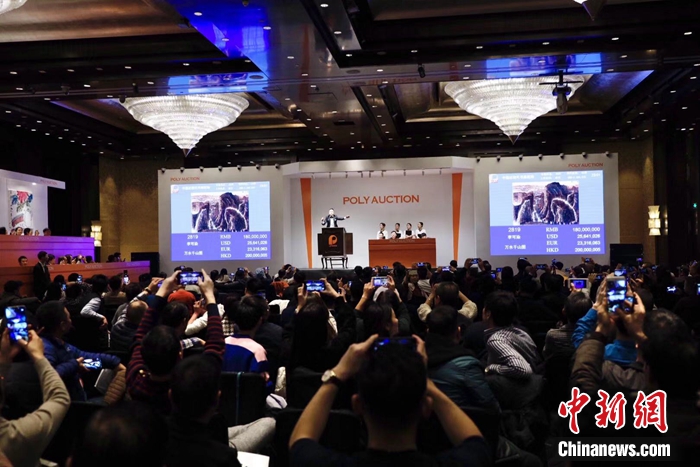 2019保利秋拍“近现代书画夜场”上拍李可染《万水千山图》 供图