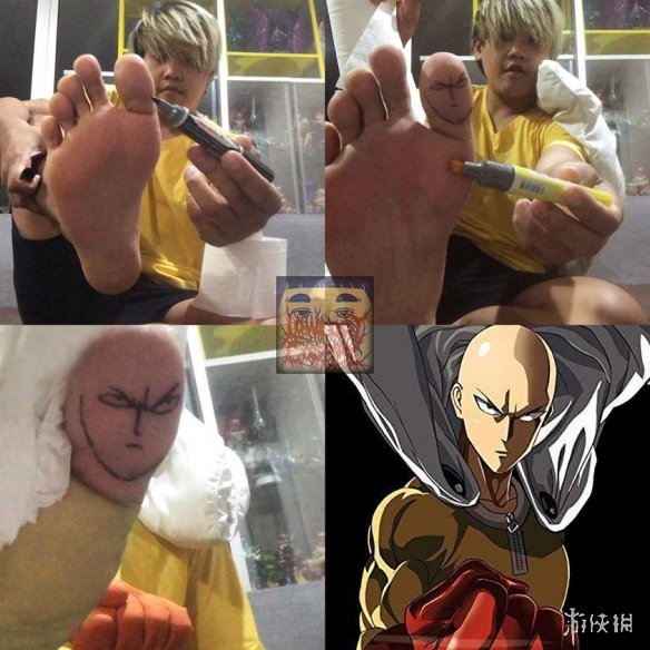 泰国廉价COS天王最新力作 套套套头变身天线宝宝！