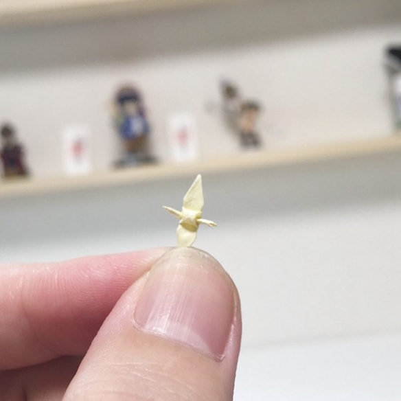 震撼人心!日本折纸艺术家用千纸鹤打造绝美盆景!