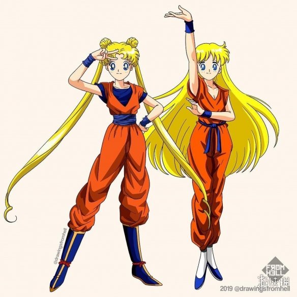 《七龙珠》和《美少女战士》服装互换 竟毫无违和感