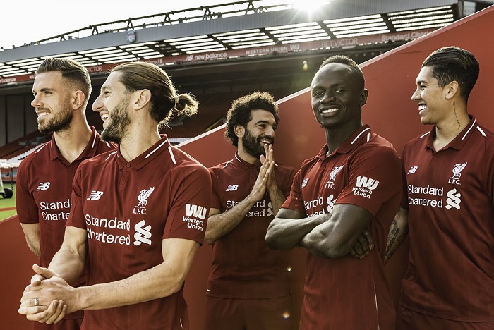 利物浦与New Balance球衣合同行将到期,球队正