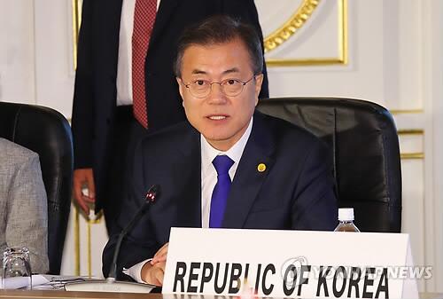 韩国总统文在寅(来源:韩联社)