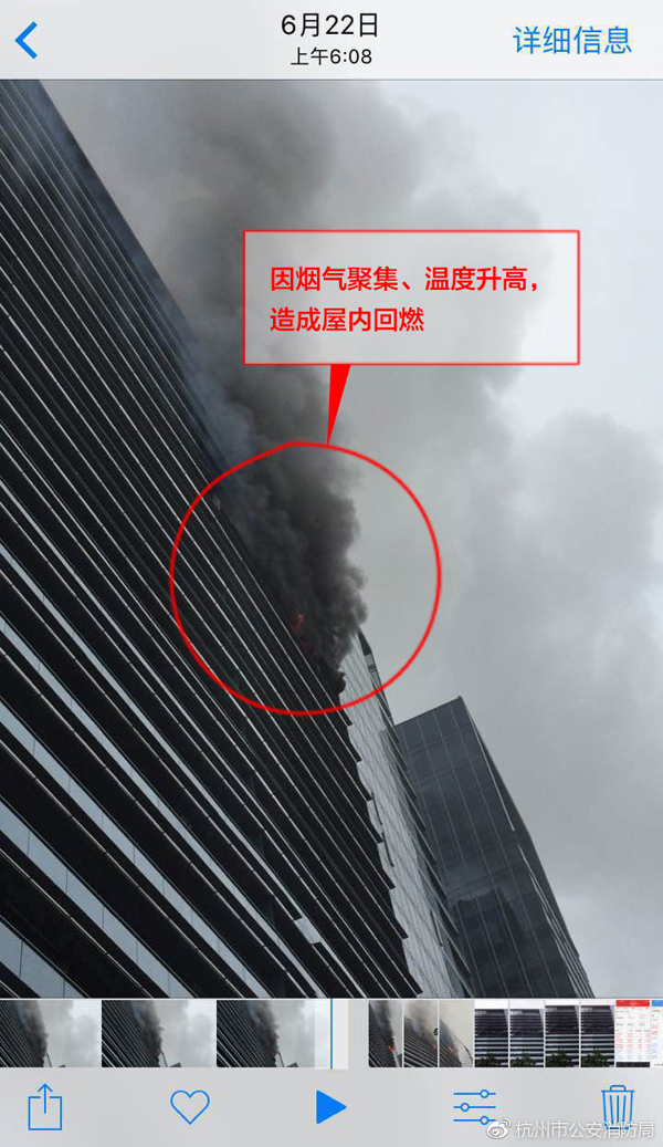 因烟气集聚、温度升高,造成屋内回燃