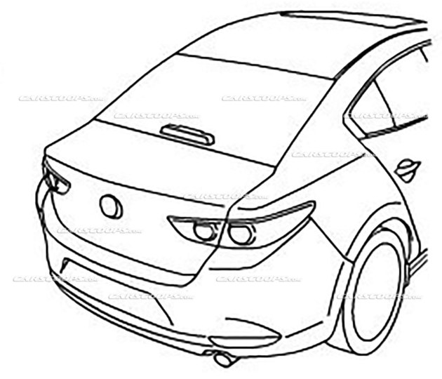 全新马自达3量产版设计图 将于11月亮相
