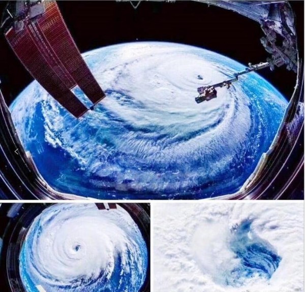 中国气象局辟谣“山竹”卫星云图