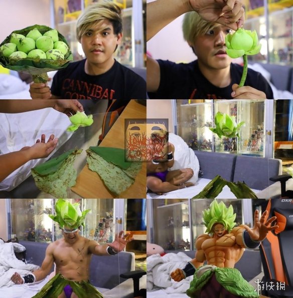 泰国廉价COS天王最新力作 套套套头变身天线宝宝！