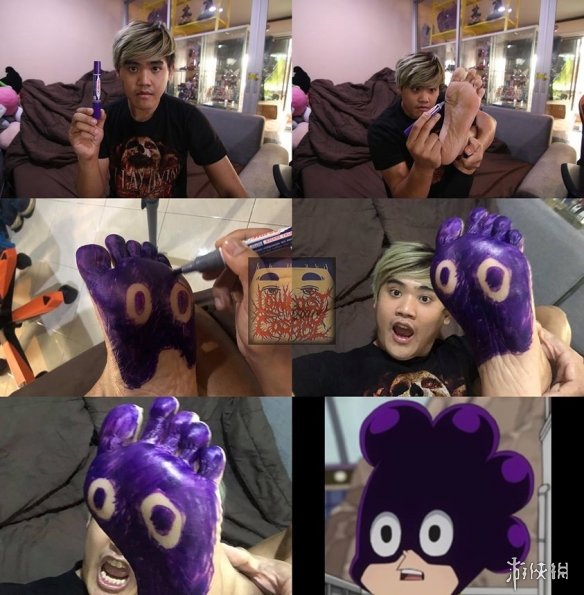 泰国廉价COS天王最新力作 套套套头变身天线宝宝！