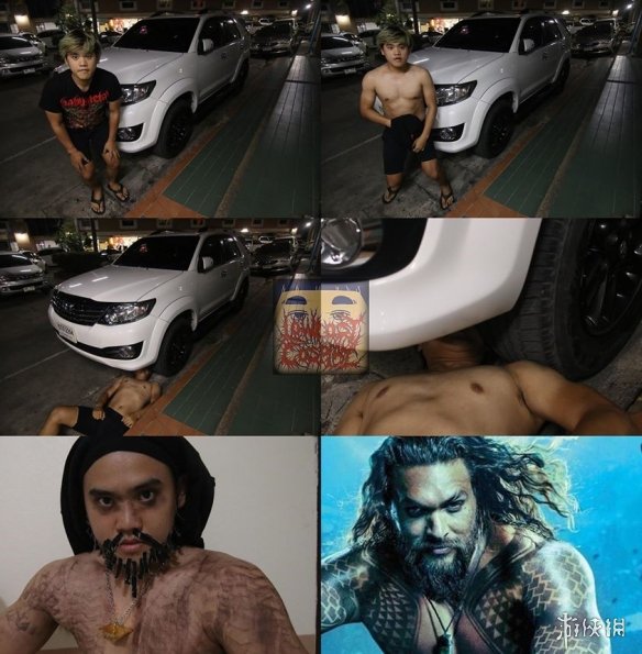 泰国廉价COS天王最新力作 套套套头变身天线宝宝！