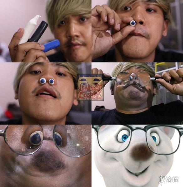 泰国廉价COS天王最新力作 套套套头变身天线宝宝！