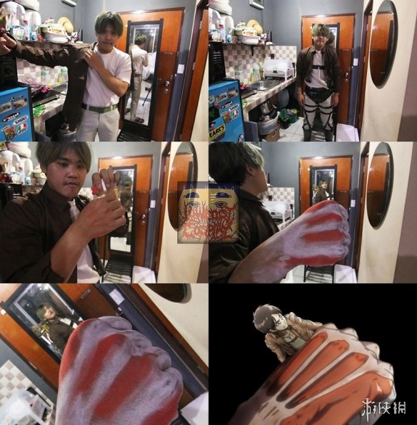 泰国廉价COS天王最新力作 套套套头变身天线宝宝！