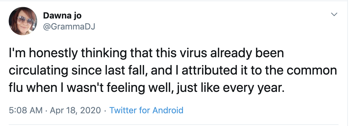 网民多名美国网民自曝去年感染新冠肺炎：病毒存在的时间比想象中长