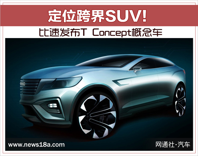 比速发布T Concept概念车 定位跨界SUV！