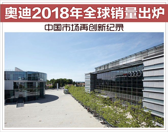 奥迪2018年全球销量出炉 中国市场再创新纪录