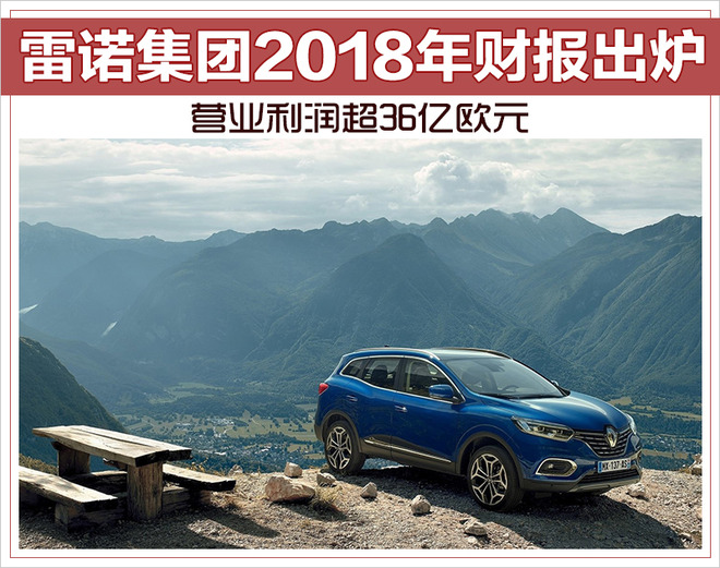 雷诺集团2018年财报出炉 营业利润超36亿欧元