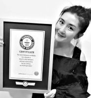 谢娜创两项吉尼斯纪录