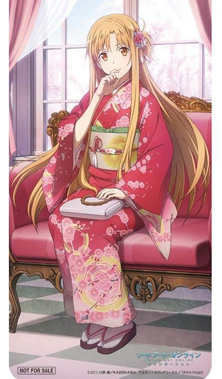 《刀剑神域》亚丝娜和服手办开订 肤如凝脂,甜美优雅