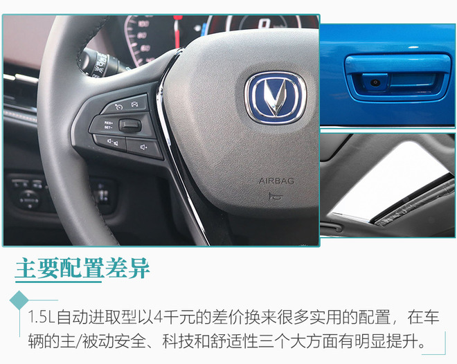 推荐自动悦享型 长安汽车-长安CS15购车手册