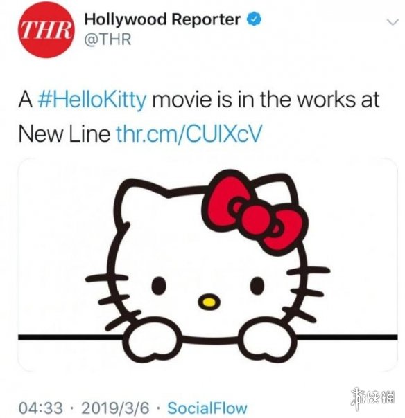 你也要拍电影?HelloKitty(凯蒂猫)即将进军好莱坞!