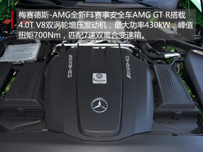 专为2018年F1赛季而来 奔驰推AMG GT R安全车