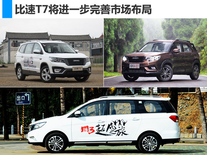 比速今年要卖10万辆!将发布T7中大型轿跑SUV