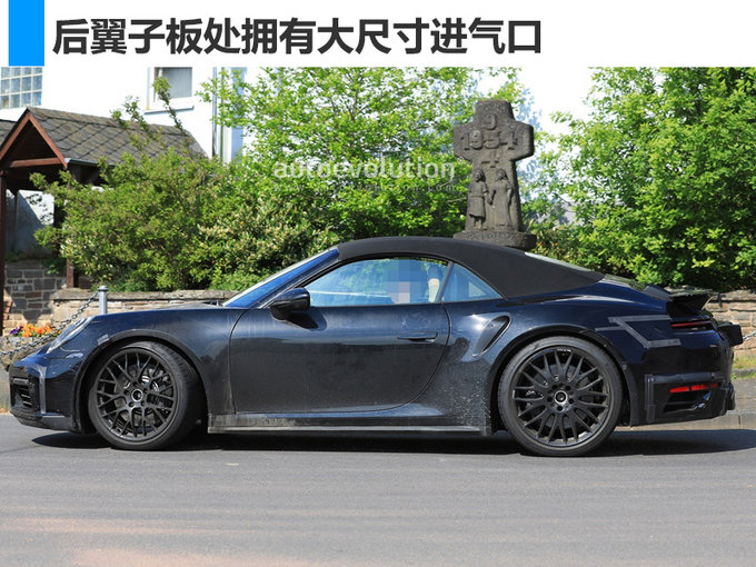 保时捷全新911 Turbo敞篷版 动力升级/明年亮相