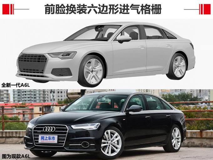 奥迪全新一代A6L曝光 外观大变/明年正式开卖