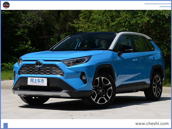 丰田新RAV4混动版实车图！下月发布，油耗不到2升？让CR-V怎么卖