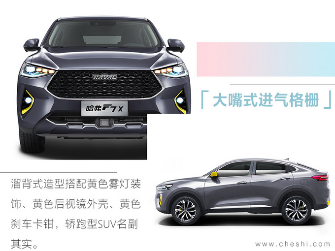 哈弗F7x性能版下月初上市 配置升级6.6秒破百