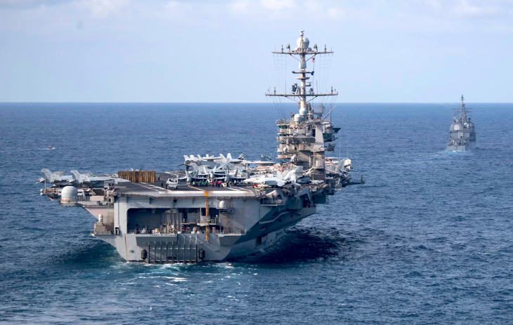 2018年7月，“杜魯門”號航母開始“神出鬼沒”執勤 圖源：美國海軍