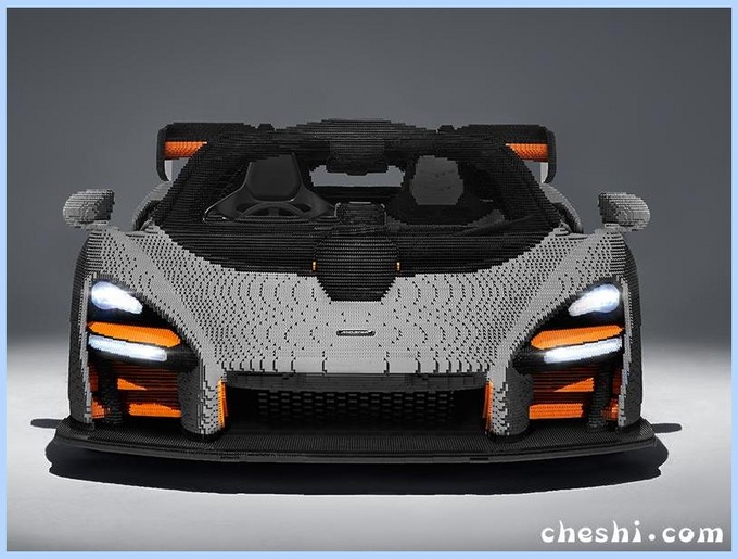5千小时+50万块积木!乐高1:1神还原,迈凯伦塞纳,比实车颜值更高