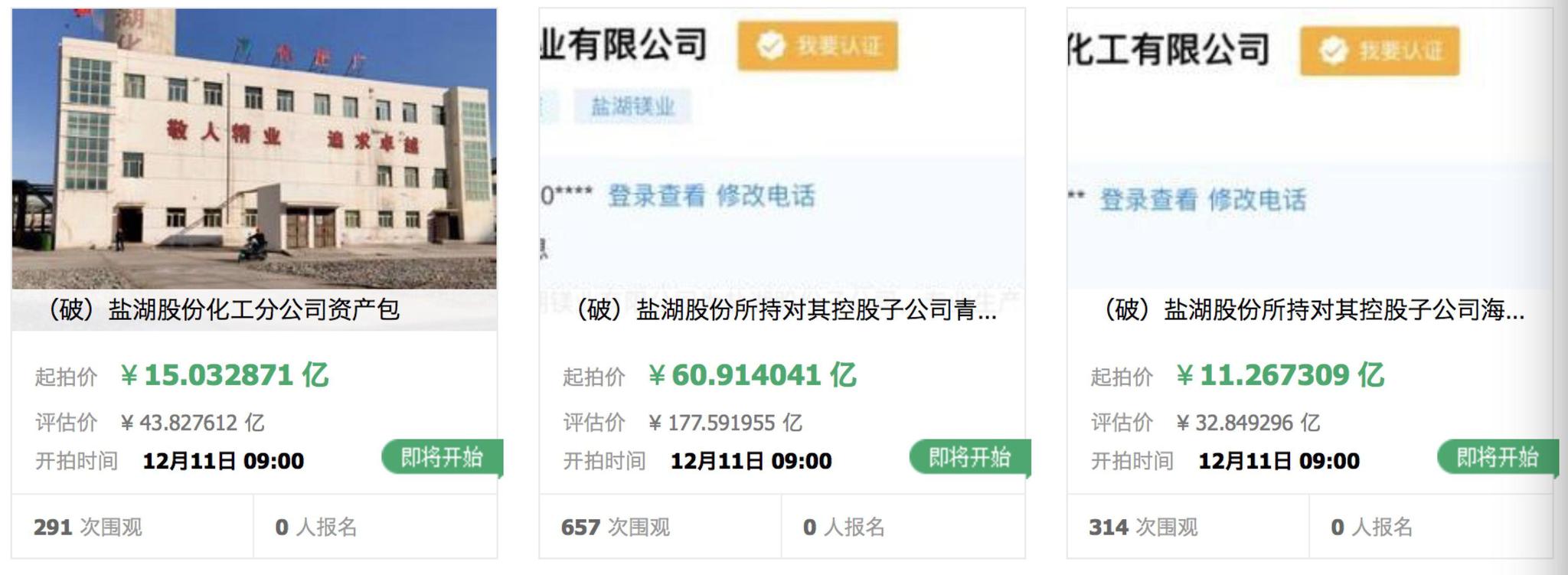 昔日钾肥之王百亿资产二次流拍：折上折仍无人