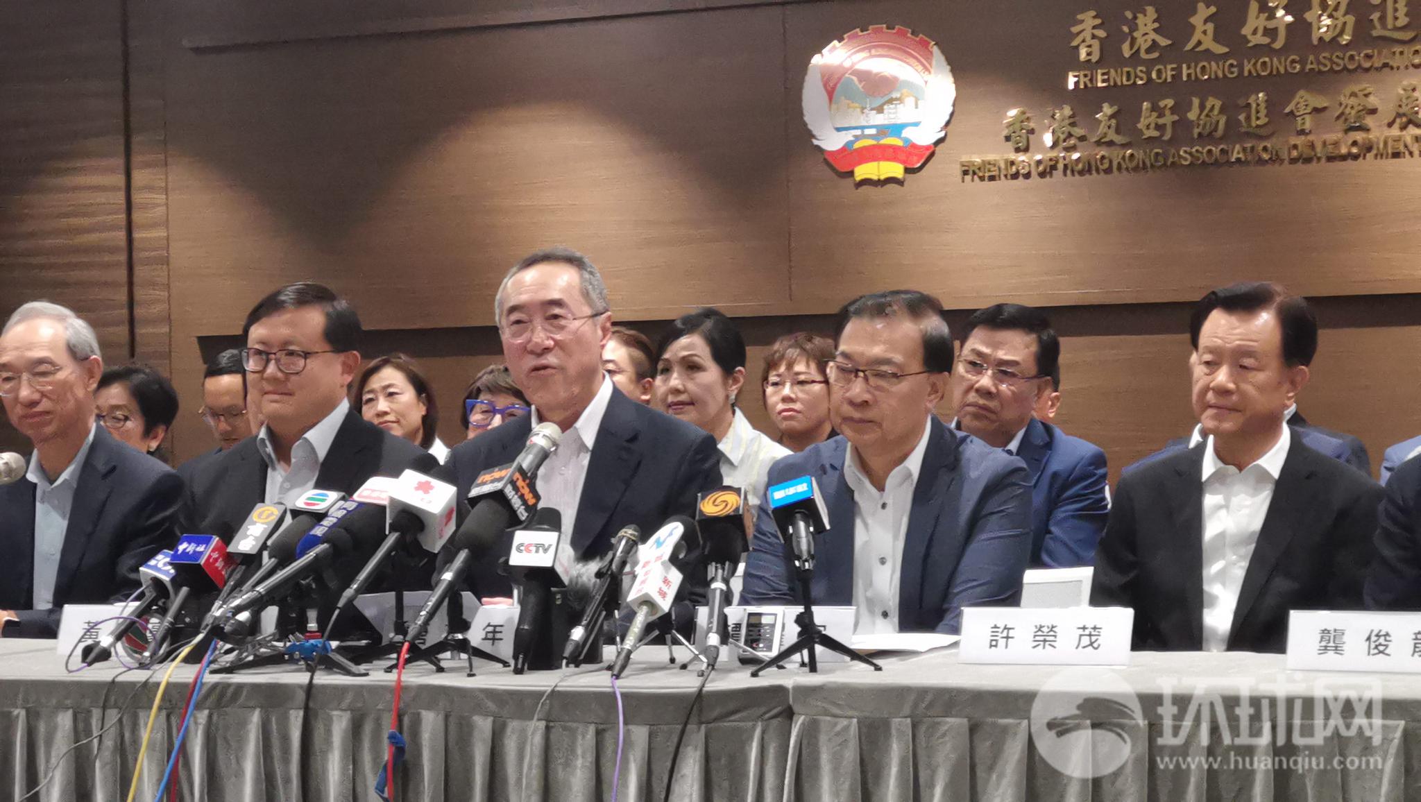 唐英年,谭耀宗 环球时报-环球网赴香港特派记者 杨升/摄