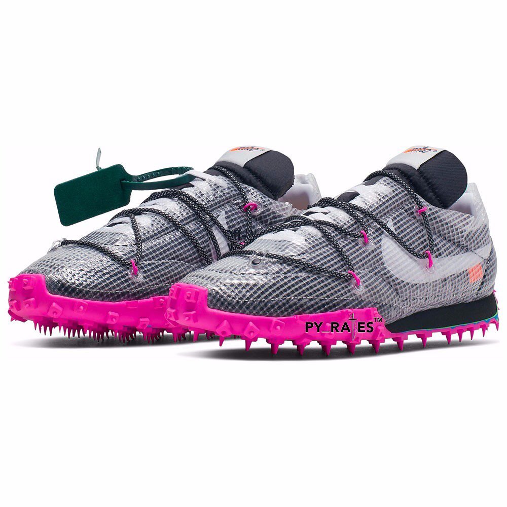 又是熟悉的钉鞋!OFF-WHITE x Nike Waffle Racer 下月发售|防盗扣|钉鞋
