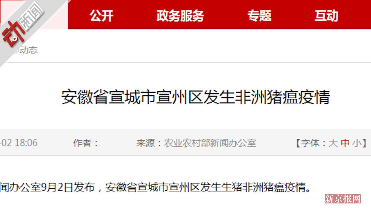 安徽宣城发生非洲猪瘟疫情 死亡134头生猪 3D科普这是啥病