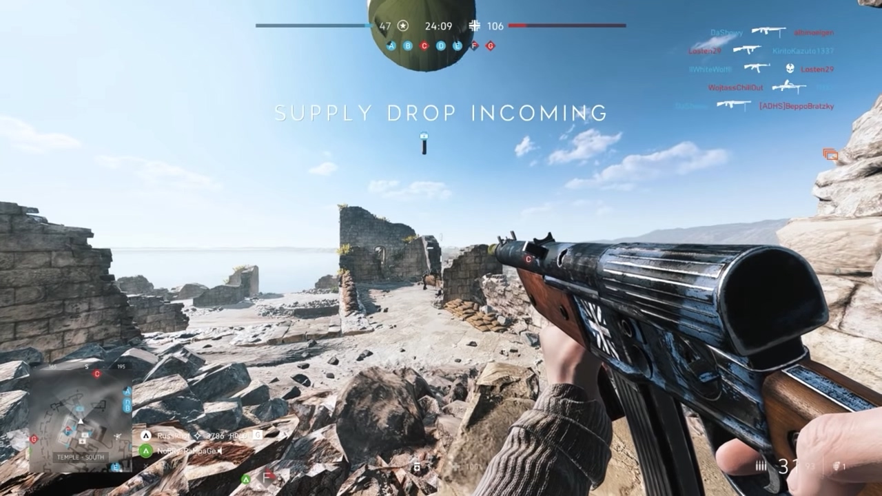 战地5》欢乐视频空投补给箱击杀你见过吗_新浪游戏_手机新浪网