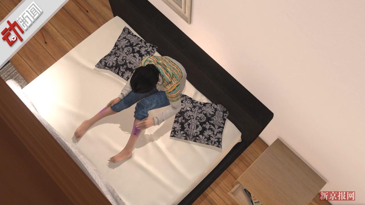 28岁意思打瘦腿针后皮肤溃烂险遭截肢3D揭气功辟谷什么的女子是图片