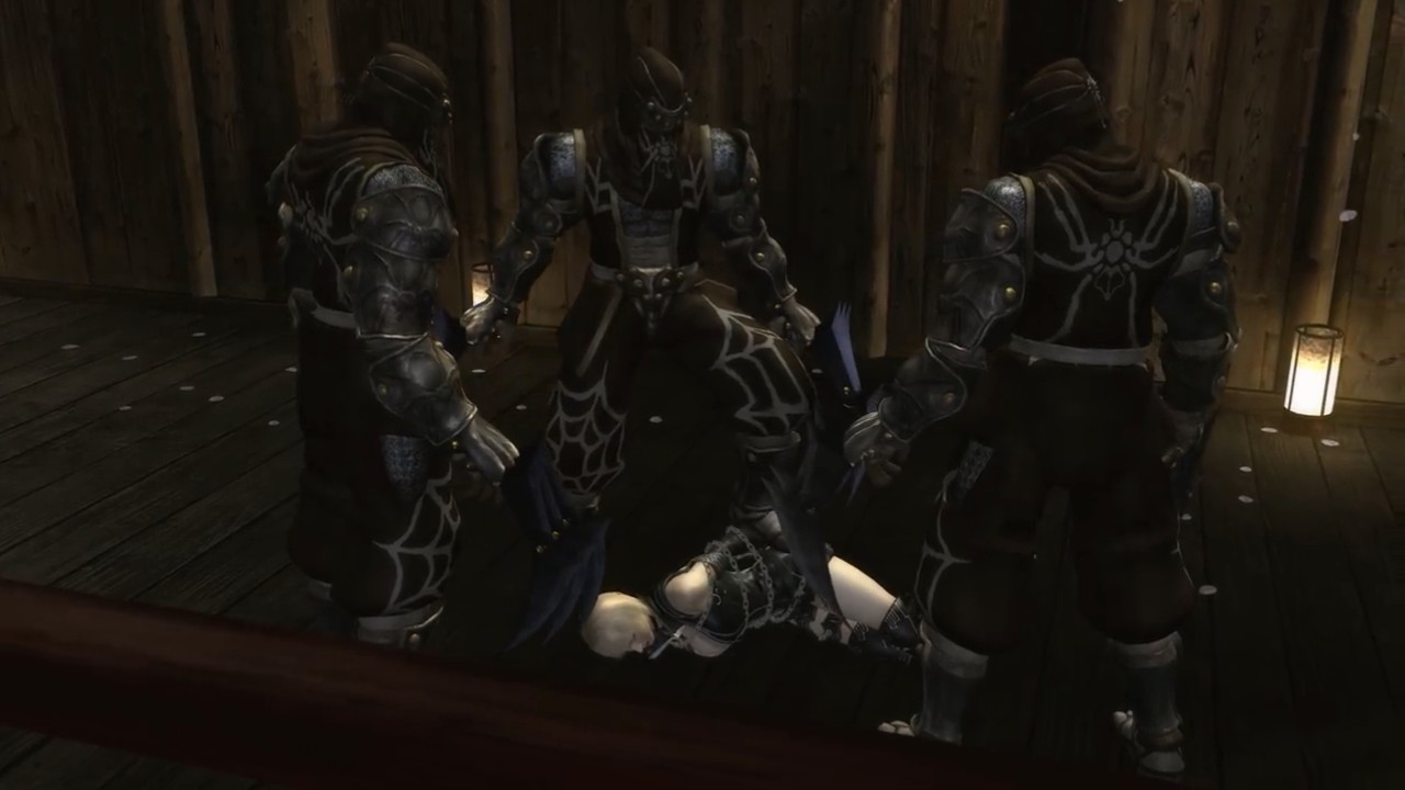 《忍龙2》天蝎座强化演示 36D索尼娅被三大汉铁链捆绑