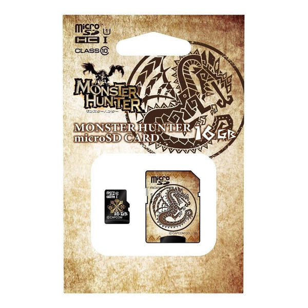 卡普空推出《怪物猎人》主题SD卡 16G容量售价1980日元
