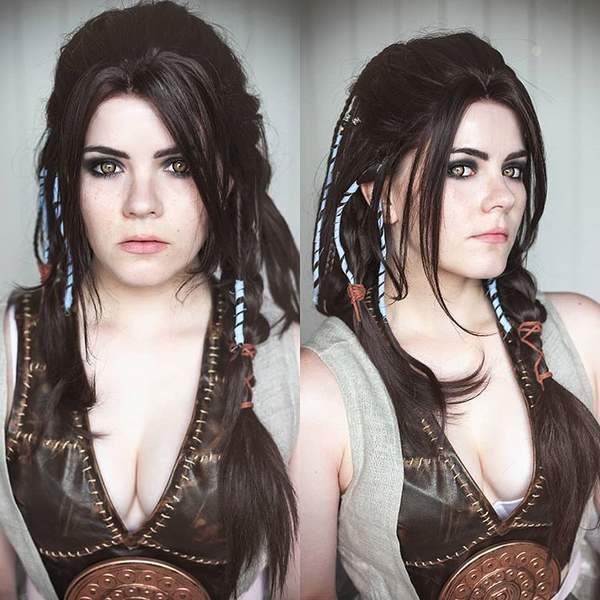 《战神4》芙蕾雅Cosplay 惟妙惟肖,完美还原丛林女巫