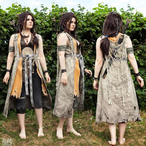 《战神4》芙蕾雅Cosplay 惟妙惟肖,完美还原丛林女巫