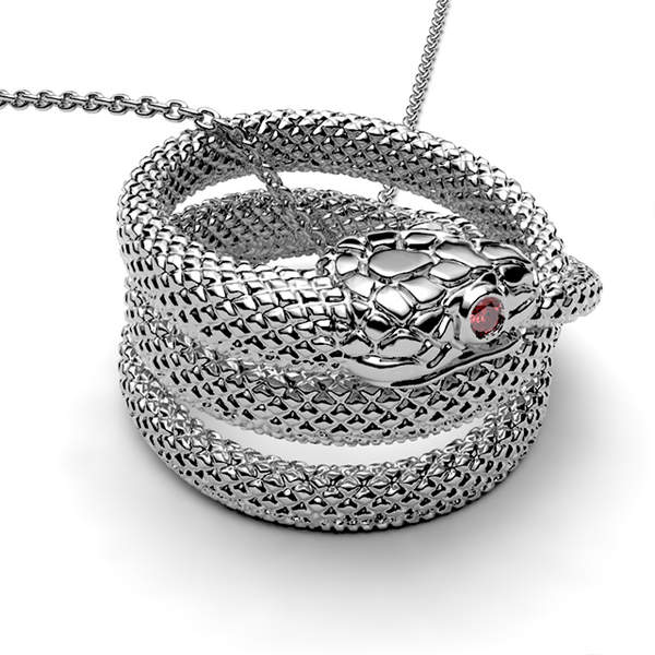 《无双大蛇3》推衔尾蛇腕轮吊坠 简单大气,售价1189元