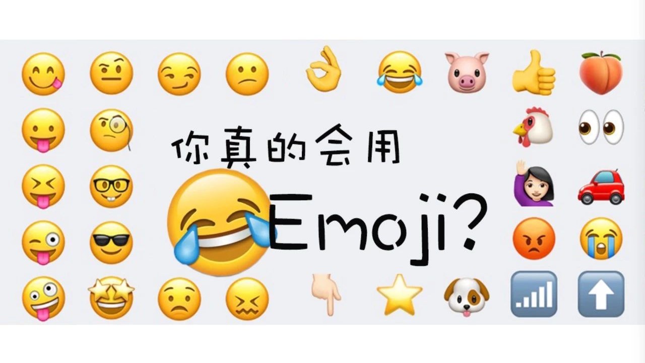 发坨便便居然是祝福?emoji的世界你不懂! | 十万个小姐姐