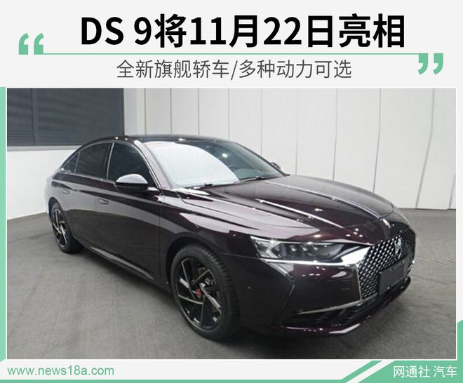 全新旗舰轿车/多种动力可选 DS 9将11月22日亮相