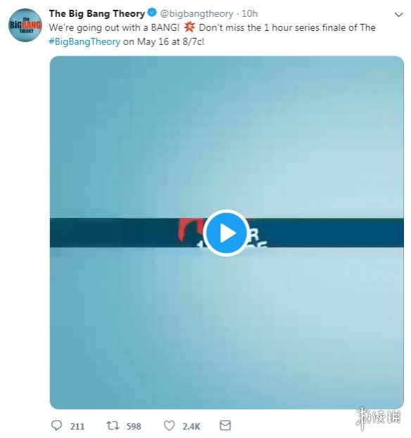 《生活大爆炸》最终季最后一集将在5月16日播出!