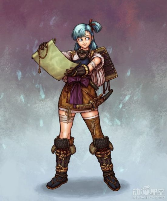 《七龙珠》日本武士化人设 赛亚人身披战甲手持长刀