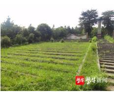 白沙惨案纪念碑墓地破损新开天堂2台阶长满杂草 “检察建议”维护英雄烈士